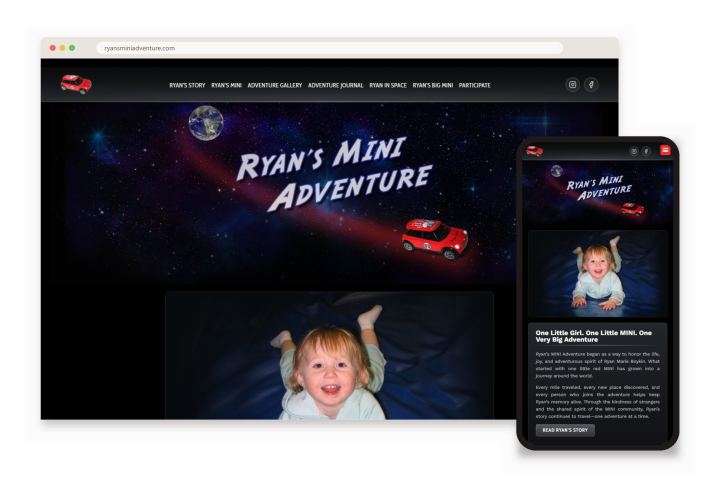 Web/multimedia project: Ryan’s MINI Adventure