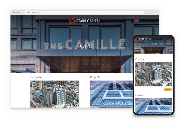 Web/multimedia project: Starr Capital